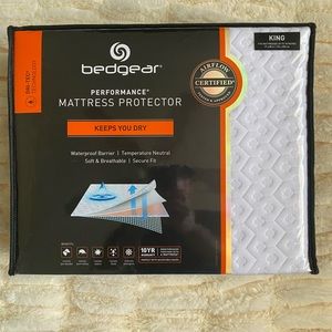 BEDGEAR Dri-Tec King Size Mattress Protector 77 Inches x 80 Inches.